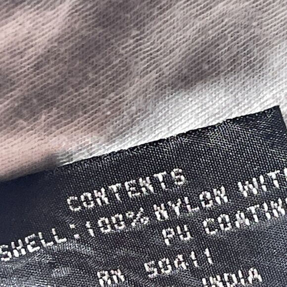 Vintage Starter Jacket Women Large‎ Windbreaker Black Blue Ripstop Hooded - Picture 9 of 12